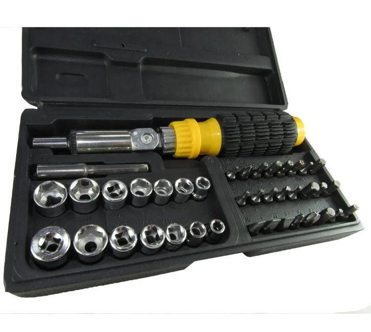 Kit Destornillador 40 en 1 - Acero al carbono de Alta Calidad