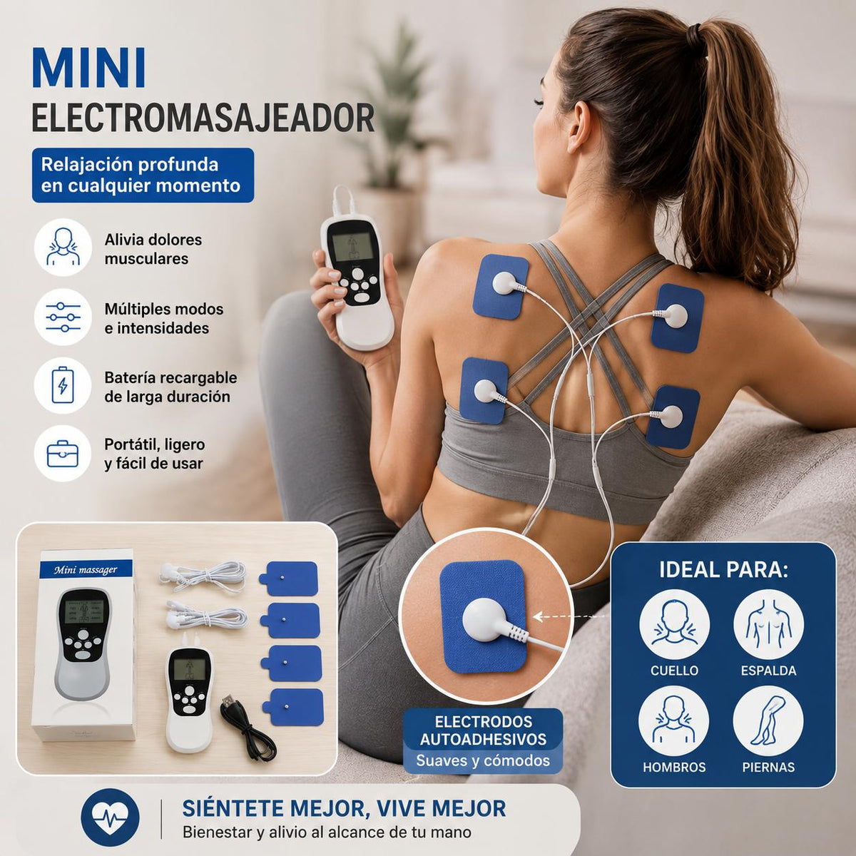 Masajeador Eléctrico Portátil