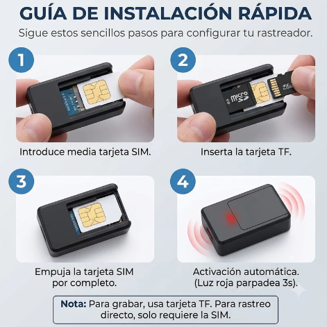 Mini GPS Magnético Oculto - Saber donde esta todo lo que Amas en Tiempo Real