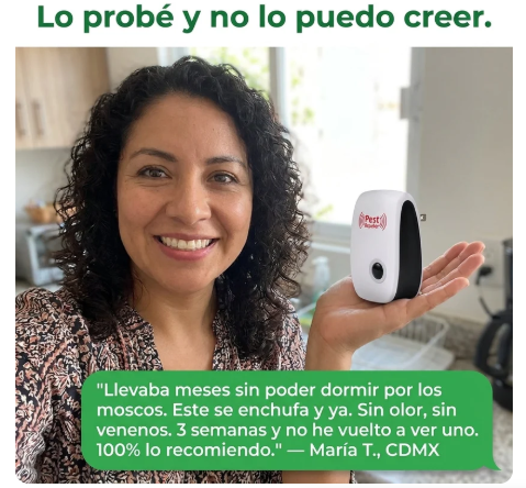 Repelente Ultrasonico de Plagas Potente - Tu Hogar Libre de Plagas