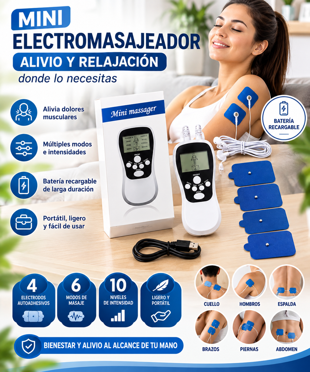 Masajeador Eléctrico Portátil